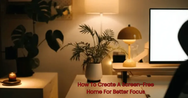 Screen-Free Home for Better Focus