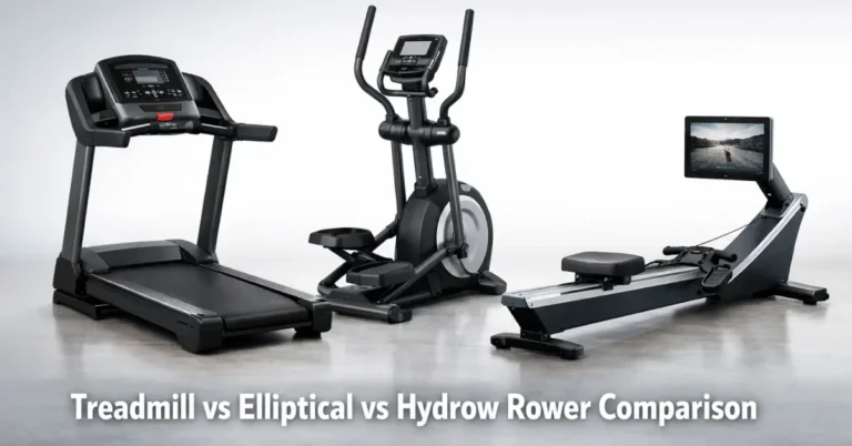 Treadmill, Elliptical, and Hydrow Rower