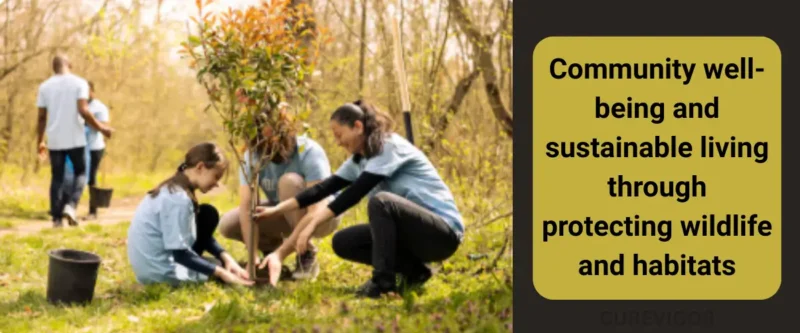 planting native trees in a community