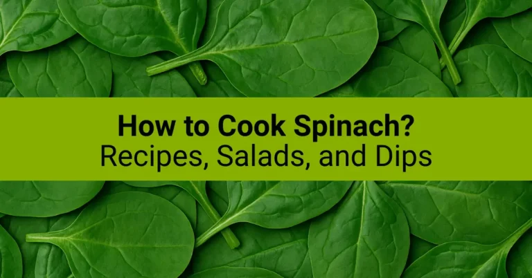 How to cook spinach