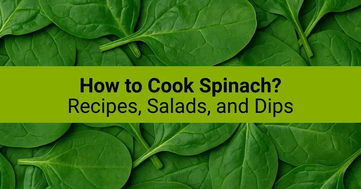 How to cook spinach