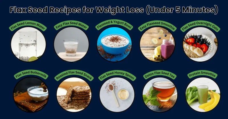 Flax Seed Recipes for Weight Loss (Under 5 Minutes)