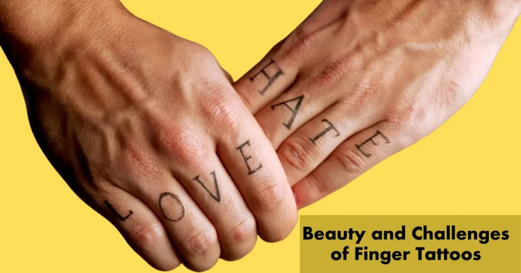 finger tattoos beauty