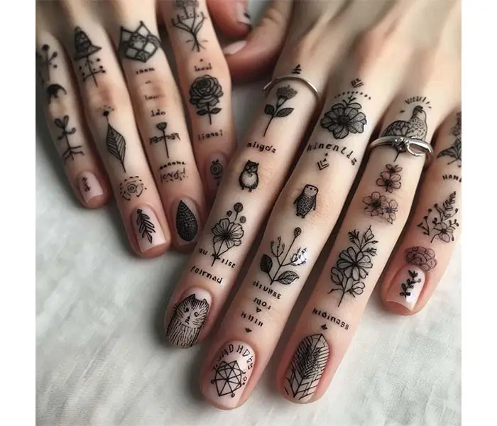 finger tattoos1