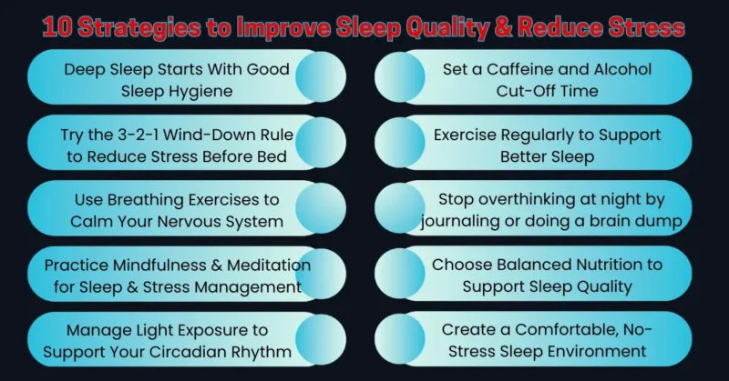 10 Strategies to Improve Sleep Quality and Reduce Stress