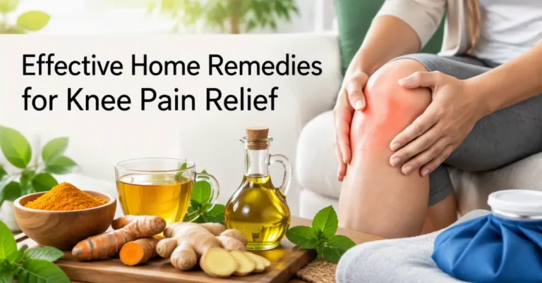 Home Remedies for Knee Pain Relief