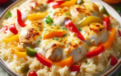 Creamy Cheesy Chicken and Rice Recipe: A Delicious, Nutrient-Packed Meal with Fitness Tips for a Healthier Lifestyle