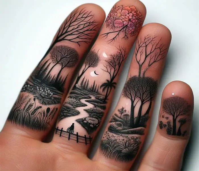 Finger Tattoos