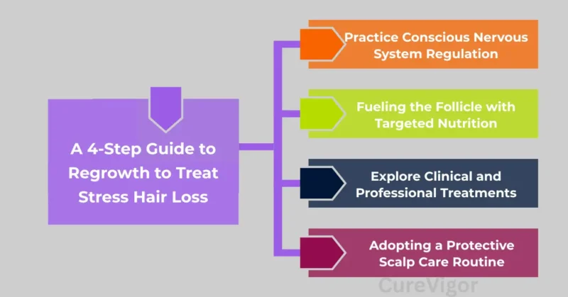 How to Treat Stress Hair Loss-guide 4-steps