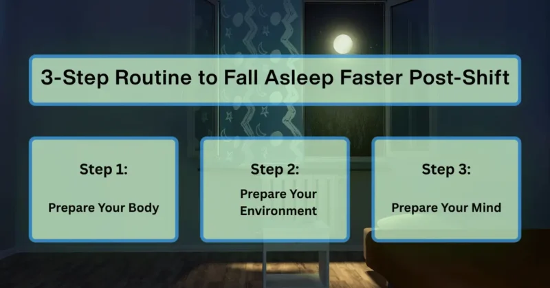 3-Step Routine to Fall Asleep