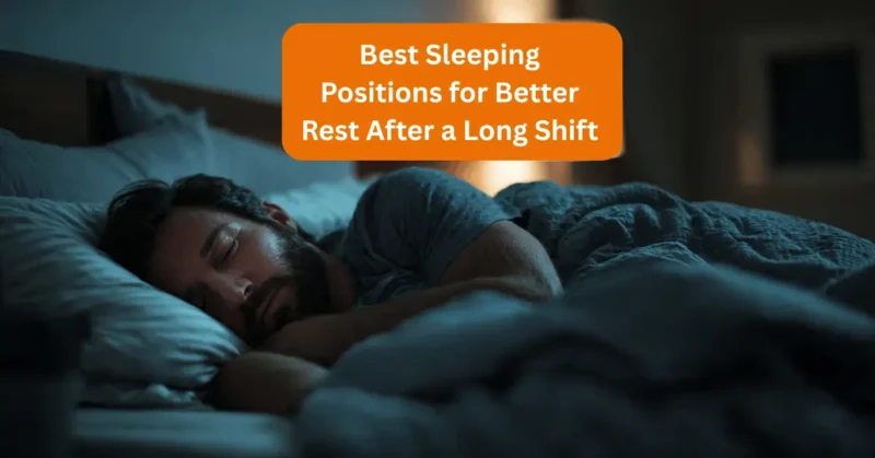 Best Sleeping Positions for Better Rest After a Long Shift