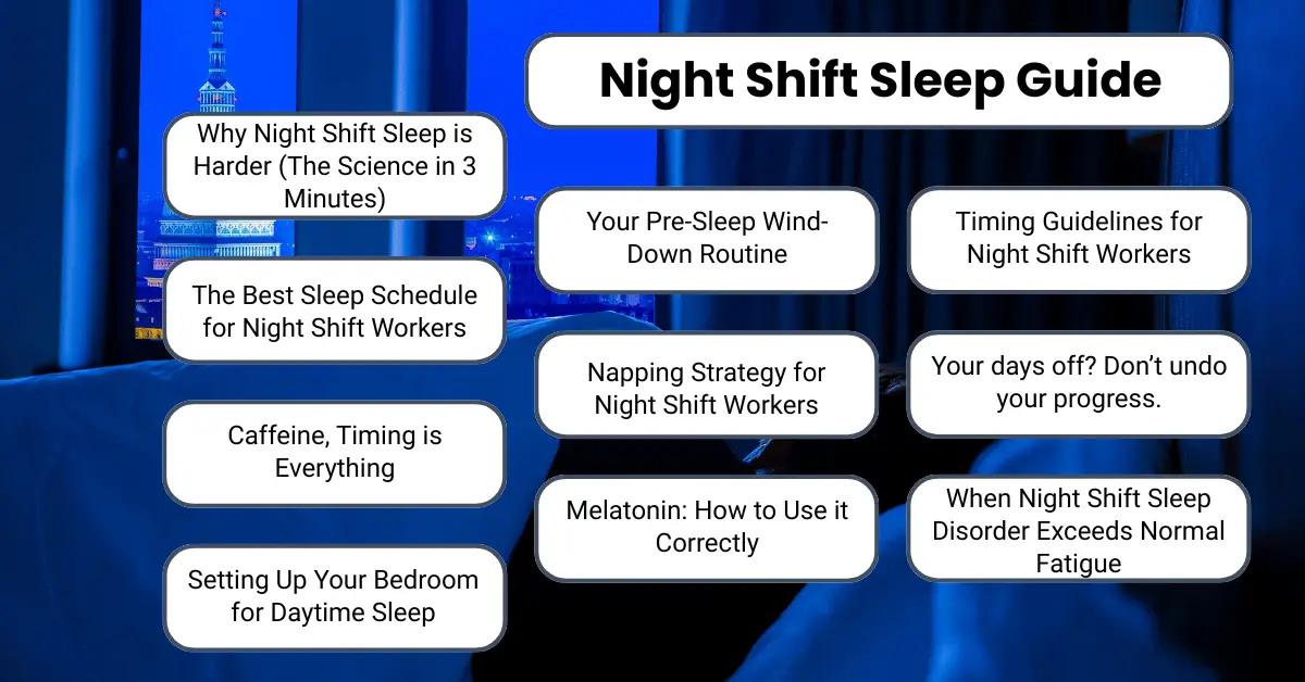 Night Shift Sleep Sections