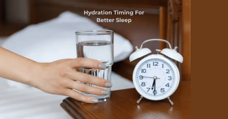 Hydration Timing for Better Sleep