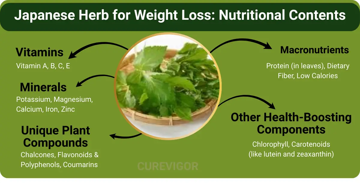 Japanese Herb for Weight Loss-Nutritional Contents