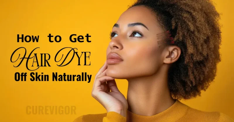 Get Hair Dye Off Skin Naturally