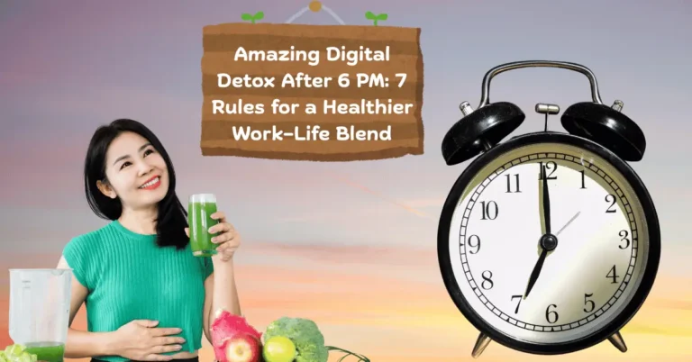 Rules for a Healthier Work–Life Blend