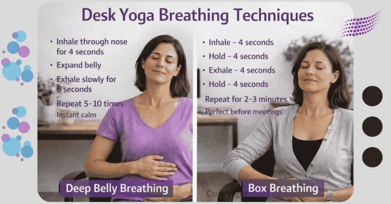 Desk Yoga Breathing Techniques