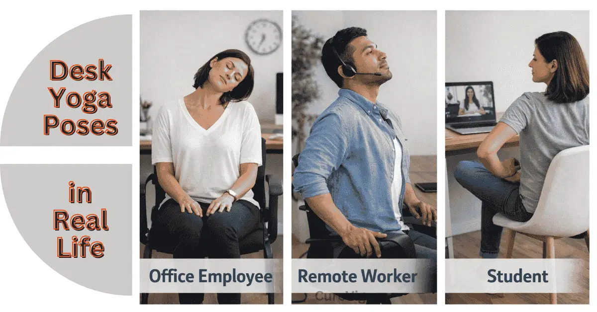 Desk Yoga Examples