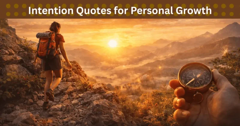 Intention Quotes for Personal Growth