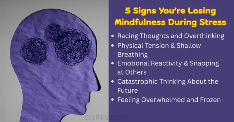 5 Signs when Losing Mindfulness During Stress