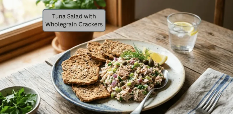 Tuna Salad with Crackers