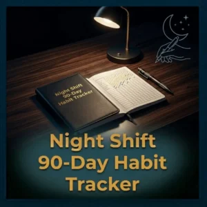 Night Shift 90-Day Habit Tracker