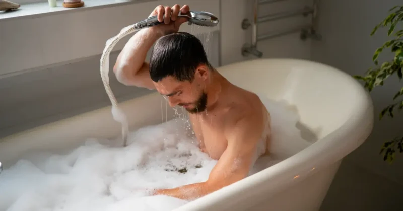 relaxing bath