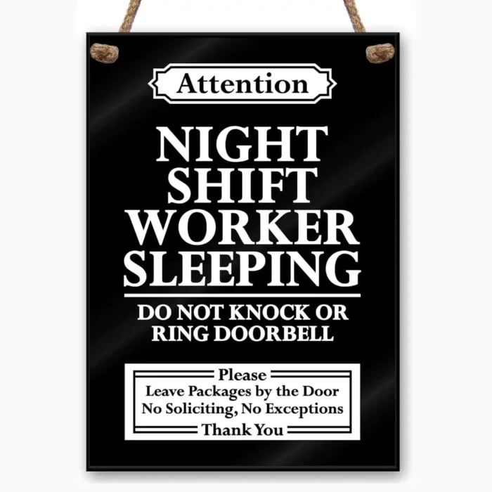 Do Not Disturb Door Sign