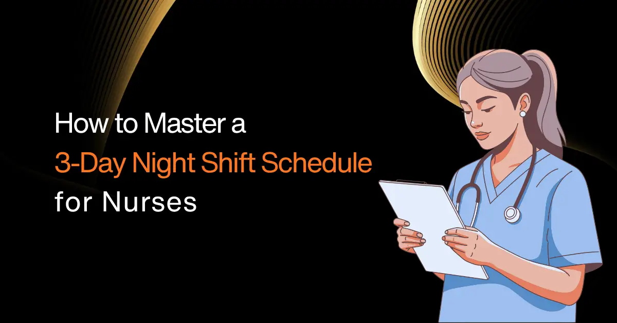 a 3-Day Night Shift Schedule